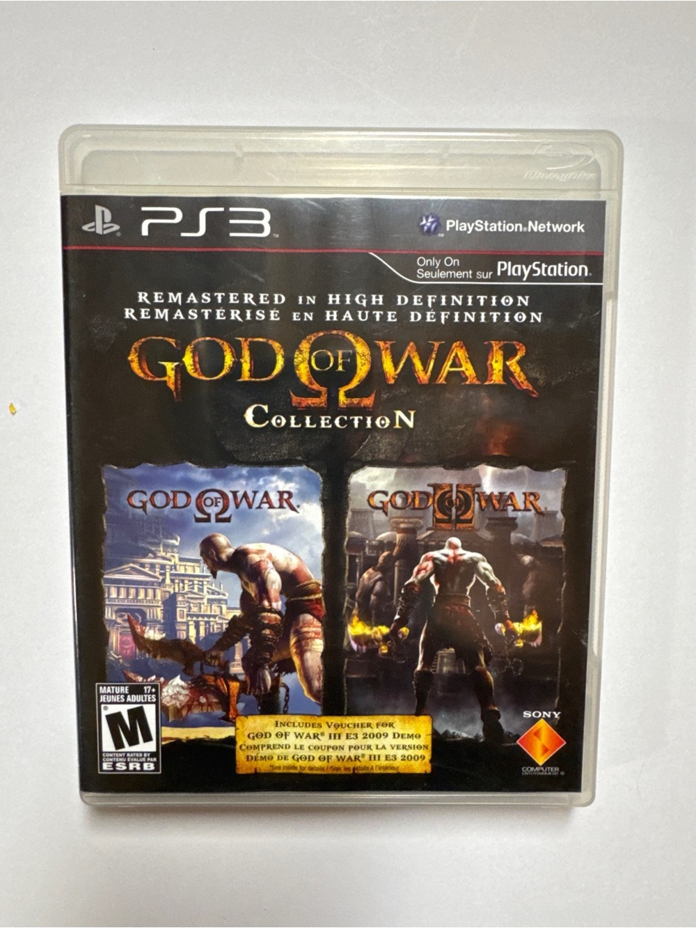 God of War Collection PS3 - Remastered HD (God of War 1 & 2) Complete